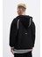 Erkek 87 Aplique Siyah Zip Jacket 5