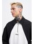 Erkek Embroidered Detailed Polo Ekru Black Sweatshirt 3