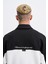 Erkek Embroidered Detailed Polo Ekru Black Sweatshirt 4