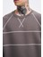 Erkek Dikiş Detay Oversize Antrasit Sweatshirt 3