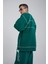Erkek Dikiş Detay Oversize Petrol Yeşili Sweatshirt 2