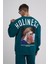 Erkek Oversize Holiness Basic Petrol Yeşili Sweatshirt 2