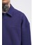Erkek Basic Diagonal Polo Lacivert Sweatshirt 3