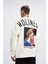 Erkek Oversize Holiness Basic Ekru Sweatshirt 1
