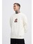 Erkek Oversize Holiness Basic Ekru Sweatshirt 2