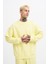 Erkek Yıkamalı Oversize Sarı Sweatshirt 3