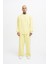 Erkek Yıkamalı Oversize Sarı Sweatshirt 5