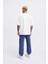 Erkek Relaxed Jogger Basic Sabah Mavi Eşofman Altı 3