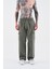 Erkek Denim Kargo Pantolon Khakı 1