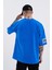 Erkek Born Again Eye Yıkamalı Oversize Açık Mavi Spotted Tişört 3