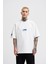 Erkek Born Again Eye Yıkamalı Oversize Gri Spotted Tişört 2