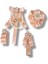 4 Lü Pudra Saten Broş Set,yaka Iğnesi, Yaka Cicegi ,gül Broş 1