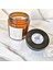Lux Home 3'lü Set Amber Kavanoz Soya Wax Kokulu Doğal Mum 4