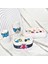 4 Lü Set Şamdanlı Arı Figürlü Kristal Taşlı Özel Tasarım %100 Doğal Soya Wax Mum 1