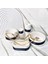 Lux Home 5 Li Set Siyah Satenli Dekoratif Mumluk ,samdan Yuvarlak Kavanoz 2