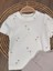 Salopet Pamuklu Tshirt Palmiye Baskılı Omuzdan Çıtçıtlı Badi Yazlık Erkek Bebek Takım 2