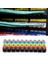 Renkli 6mm Ethernet Network Kablo Numaralandırma Etiketi (100 Adet 0-9 Numaratör) 6