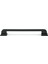 Beta Düz Metal Lüks Modern Mobilya Çekmece Mutfak Dolabı Kulpu Siyah 160MM-192MM (10 Adet) 2