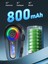 Q08 Max Rgb Işık Efektli Intercom Bluetooth Motosiklet Kask Kulaklığı Intercom Kulaklık 5