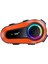 Q08-2X Rgb Işık Efektli Intercom Bluetooth Motosiklet Kask Kulaklığı Intercom Kulaklık 7