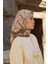 Turuncu Ed Scarf Glaze Mistral Desen Eşarp 2