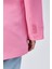 Pembe Kadın Düğmeli Oversize Blazer Ceket 7