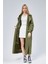 Kadın Oversize Kuşaklı Trençkot 7