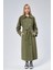 Kadın Oversize Kuşaklı Trençkot 8
