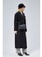 Siyah Buklet Kaşe Oversize Kaban 6