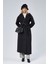 Siyah Buklet Kaşe Oversize Kaban 9