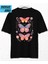 Butterfly State Of Mind – Oversize T-Shirt Siyah 1