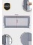 Premium 150X65 cm Deri Kılıflı Yatak Bariyeri, Katlanır Yatak Korkuluğu, Gri 3