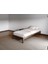 Doğal Masif Ahşap Butik Karyola Ceviz Renk Başlıksız 180X200 cm 1