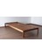 Doğal Masif Ahşap Butik Karyola Ceviz Renk Başlıksız 180X200 cm 2