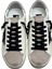 Golden Goose - Men’s Super‑star In White Leather White Black Nubuck Star - Erkek Sneaker Ayakkabı 4
