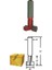 TH14508 30MM Kanal Açma Freze Bıçağı 5’li 1