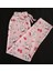 Pijama Alt Pembe Kumaş Üzerine Kurdaleli Sevimli Kedicik Desenli BK1000019 2