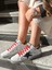 Golden Goose Super-Star Sneakers With Leopard-Print Heel Tab And Red Laces - Kadın Ayakkabı 6