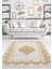 Efsun Modern Salon ve Oturma Odası Halısı - Krem Gold 1