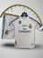 Çocuk Alt Üst Takım Forma (Real Madrid)(Sergio Ramos) Beyaz Renk 4lü Set 2017-18 Sezon 2