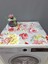 Renkli Desenli Duck Kumaş Çamaşır ve Kurutma Makinesi Örtüsü 120X60CM 3
