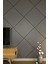 Mini Eko Akustik Ahşap Panel Antrasit Gri - 60X60CM 3