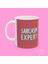 Sarcasm Expert Yazılı Eğlence ve Mizah Temalı Esprili Hediyelik Porselen Kahve Kupası 1