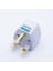 3 Pin Ingiltere Hk Ac Seyahat Güç Fişi Abd/ab/au Ingiltere/hk 3 Pin Soket Dönüştürücü Fiş Adaptörü Seyahat Kullanımı Için 6