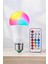 Renk Değiştirebilen Rgb Işıklı LED Ampul A+Enerji 15 Watt LED Işık 5