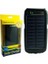 Güneş Enerjili Işıklı Solar Taşınabilir USB Girişli Şarj Cihazı Powerbank 15000 Mah 1