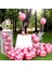 25 Adet Pembe Krom Balon Parlak Metalik Balon Krom Pembe Balon Helyum Gazına Uçan Balona Uygundur 1