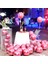 25 Adet Pembe Krom Balon Parlak Metalik Balon Krom Pembe Balon Helyum Gazına Uçan Balona Uygundur 4