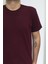 Fistan Store Erkek Düz Spor Kesim Normal Kalıp Bisiklet Yaka T-Shirt 2