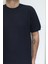 Fistan Store Erkek Düz Spor Kesim Normal Kalıp Bisiklet Yaka T-Shirt 2